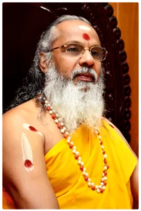 Rajaguru Brahmasri Guruvayur Vishvamithra Gothra Suryan Namboothiry Acharyar (Peetathipathi) — founder of Sree Suryamangalam Advaitha Veda Vidhya Peetam